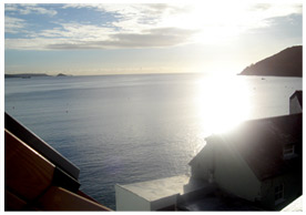 The view from the Clock Tower Suite